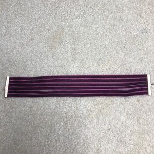 Purple velvet chocker